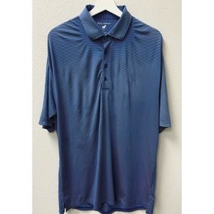 Horn‎ Legend Men's Striped Polo Shirt Size Polyester & Spandex